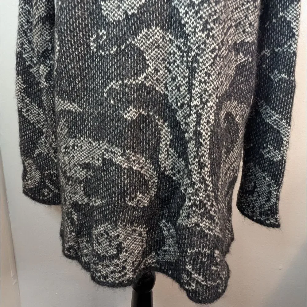 Peruvian Connection Alpaca Preppy Academia Travel Lagenlook Cozycore Sweater XS